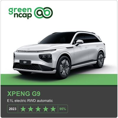 XPENG G9 Green NCAP results 2023