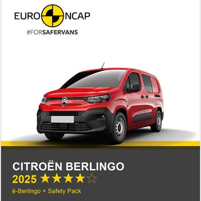 Citro n Berlingo Euro NCAP Commercial Van Safety Results 2025