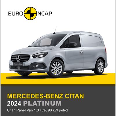 Mercedes-Benz Citan Euro NCAP Commercial Van Safety Results 2024