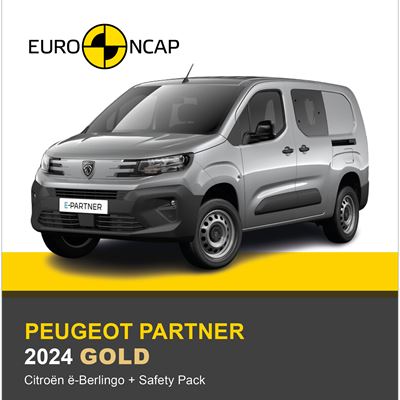 Peugeot Partner Euro NCAP Commercial Van Safety Results 2024