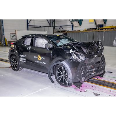 Toyota C-HR - Full Width Rigid Barrier test 2024 - after crash