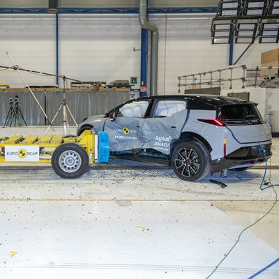 ZEEKR X - Side Mobile Barrier test 2024 - after crash