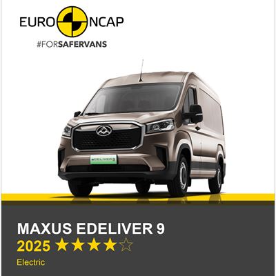 Maxus eDELIVER 9 Euro NCAP Commercial Van Safety Results 2025