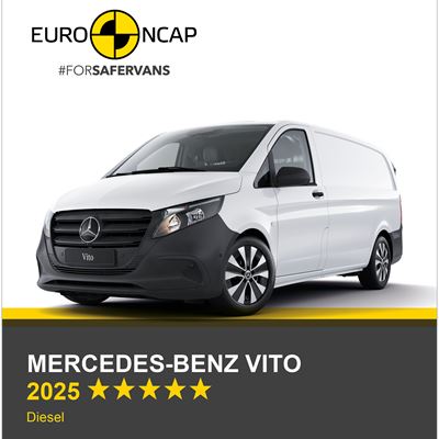 Mercedes Benz Vito Euro NCAP Commercial Van Safety Results 2025