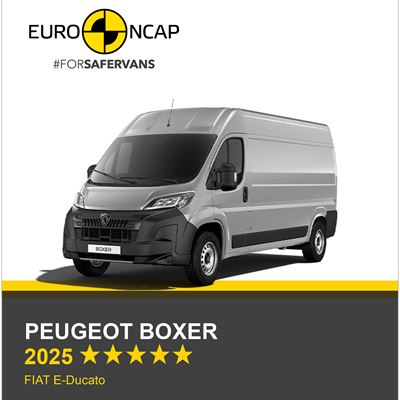 Peugeot Boxer Euro NCAP Commercial Van Safety Results 2025