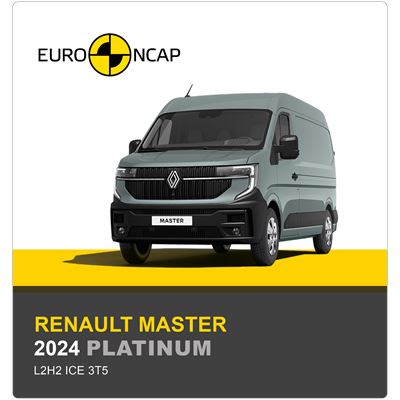 Renault Master Euro NCAP Commercial Van Safety Results 2024