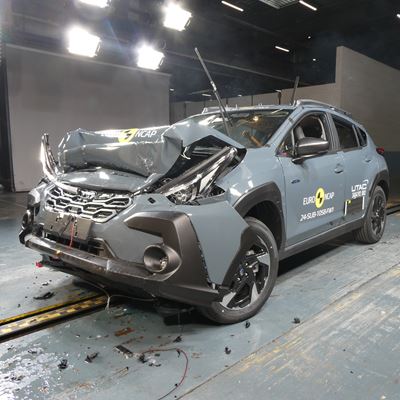 Subaru Crosstrek - Full Width Rigid Barrier test 2024 - after crash