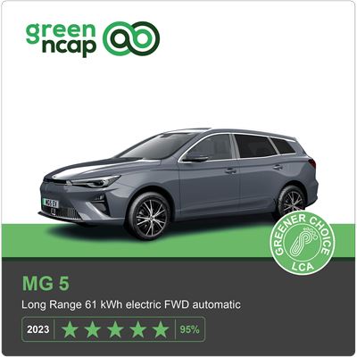 MG 5 Green NCAP results 2023