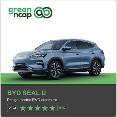 BYD SEAL U Green NCAP results 2024