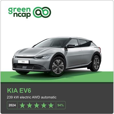 Kia EV6 Green NCAP results 2024