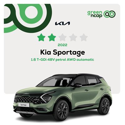 Kia Sportage Green NCAP results 2022