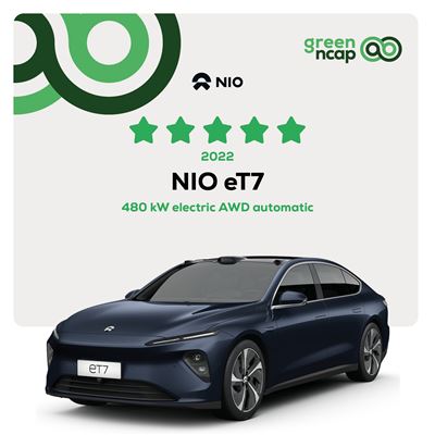 NIO eT7 Green NCAP results 2022