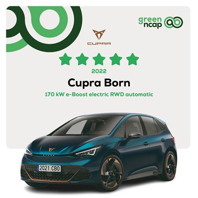 Cupra Born Green NCAP results 2022