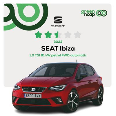 SEAT Ibiza Green NCAP results 2022