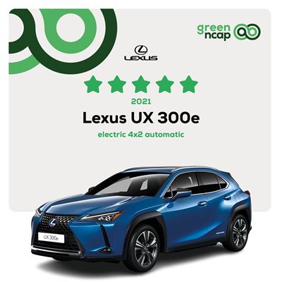 Lexus UX 300e Green NCAP results 2021