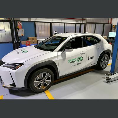 Lexus UX 300e Green NCAP results 2021