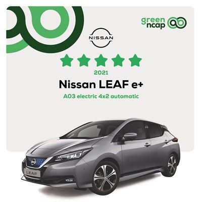 Nissan LEAF e Green NCAP results 2021