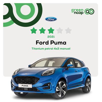 Ford Puma Green NCAP results 2021