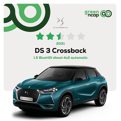 DS 3 Crossback Green NCAP results 2021