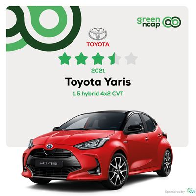 Banner Toyota Yaris 2021 3 5 stars