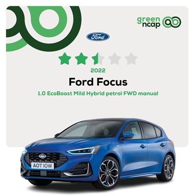 Ford Focus Green NCAP results 2022