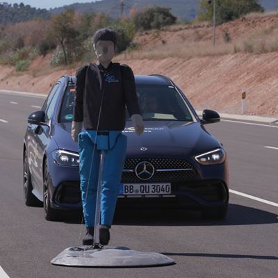 Mercedes-Benz C-Class Assisted Driving Tests 2024