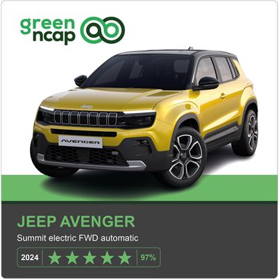 Jeep Avenger Green NCAP results 2024