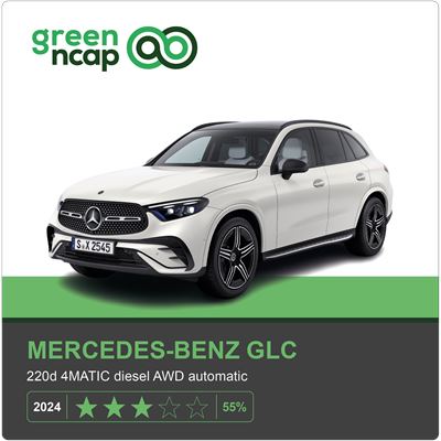 Mercedes Benz GLC Green NCAP results 2024