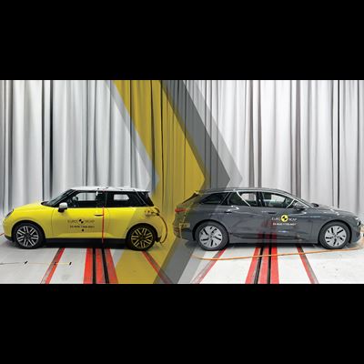 For safer cars size isn t everything MINI Cooper Electric and Audi A6 e tron gain five star ratings