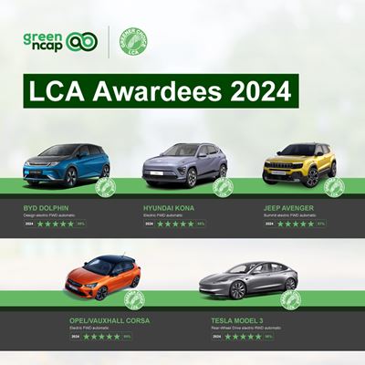 Green NCAP Announces Final LCA Awardees The Greenest Cars of 2024