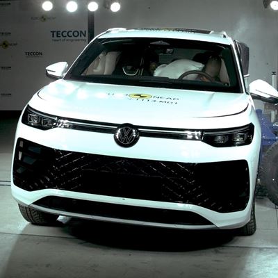 VW Tayron Side Mobile Barrier test 2025