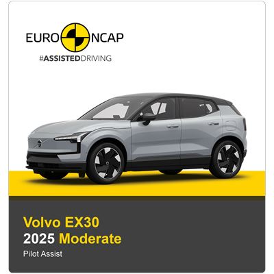 Volvo EX30 Euro NCAP Assisted Driving Results 2025