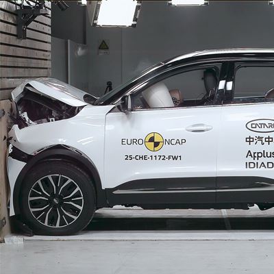 CHERY TIGGO 7 Full Width Rigid Barrier test 2025