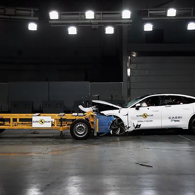 EXLANTIX ES Mobile Progressive Deformable Barrier test 2025