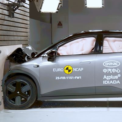 firefly Full Width Rigid Barrier test 2025