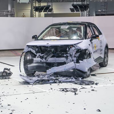 firefly Mobile Progressive Deformable Barrier test 2025 after crash