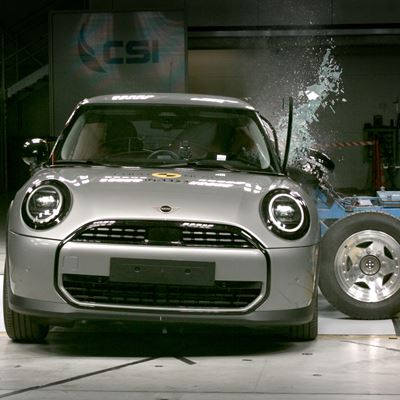 MINI Cooper Side Mobile Barrier test 2025