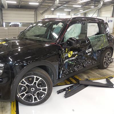 smart 5 Side Mobile Barrier test 2025 after crash