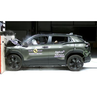 Suzuki e VITARA Full Width Rigid Barrier test 2025