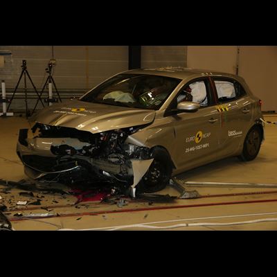 MG 3 Mobile Progressive Deformable Barrier test 2025 after crash