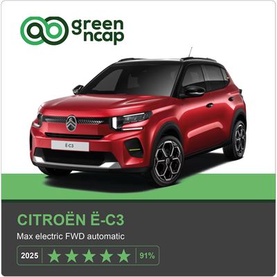 Citro n C3 Green NCAP results 2025