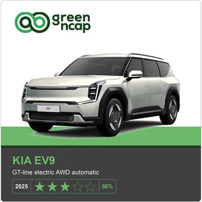Kia EV9 Green NCAP results 2025