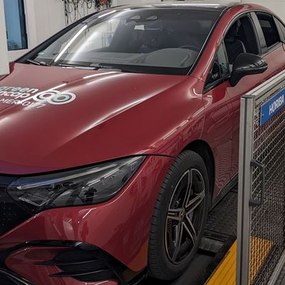 Mercedes Benz EQE 350 Green NCAP results 2025