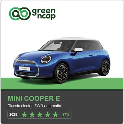 MINI Cooper E Green NCAP results 2025