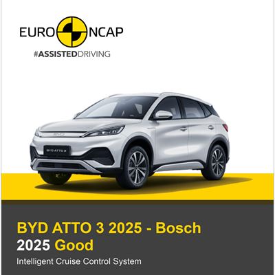 BYD ATTO 3 2025 Bosch Euro NCAP Assisted Driving Results 2025