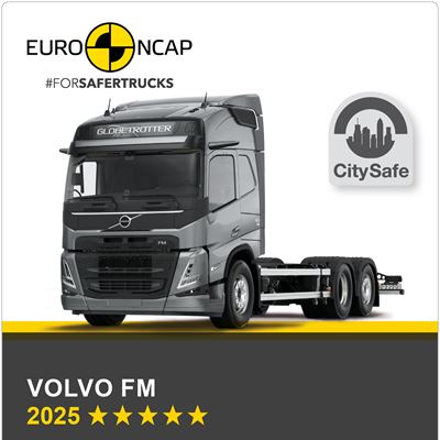 Volvo FM Euro NCAP Commercial TRUCK SAFE Results 2025