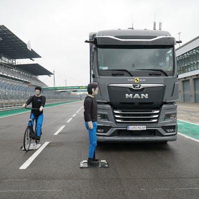 MAN TGX 4x2 Tractor Unit 2024 Commercial Truck Safety Tests