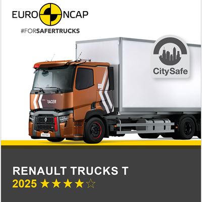 Renault Trucks T Euro NCAP Commercial TRUCK SAFE Results 2025