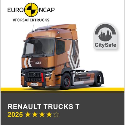 Renault Trucks T Euro NCAP Commercial TRUCK SAFE Results 2025