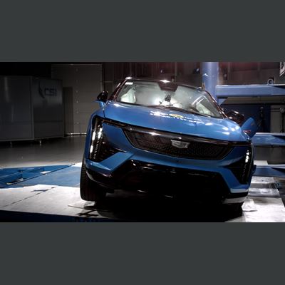 Cadillac Optiq Side Pole test 2025